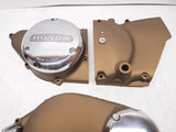 Honda CB350 CL350  Engine Side Covers Cerakoted Brunt Bronze