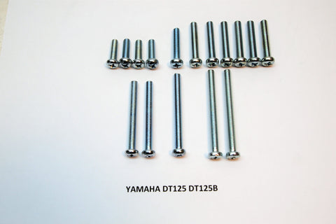 Yamaha DT125 Engine Side Cover Screw Kit