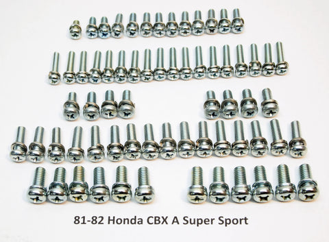 81-82 Honda CBX A Super Sport Carburetor Screw Kit