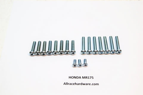 75-77 Honda MR175 Engine Side Cover Screw Kit