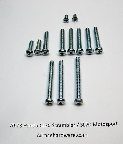 70-73 Honda CL70 SL70 Screw Kit