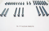​76-77 Suzuki RM370 Engine Side Cover & Crankcase Screw Kit 