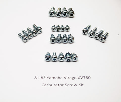 81-83 Yamaha Virago XV750 Carburetor Screw Kit