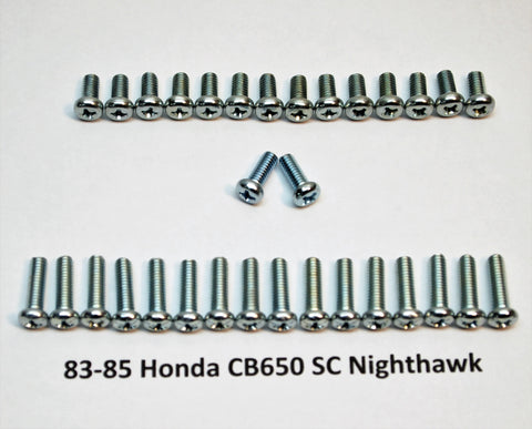 83-85 Honda CB650 SC Nighthawk Carburetor Screw Kit