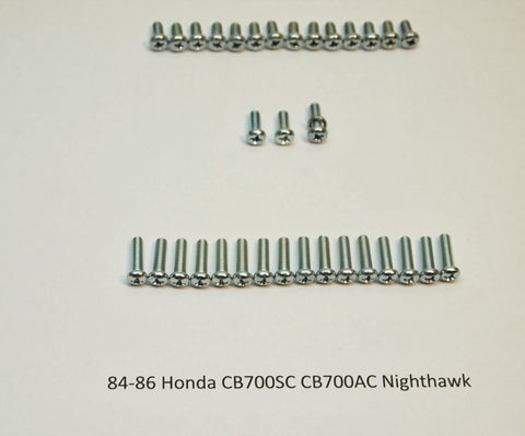 84-86 HONDA CB700SC AC Nighthawk Carburetor Screw Kit