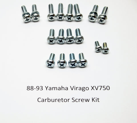 88-93 Yamaha Virago XV750 Carburetor Screw Kit