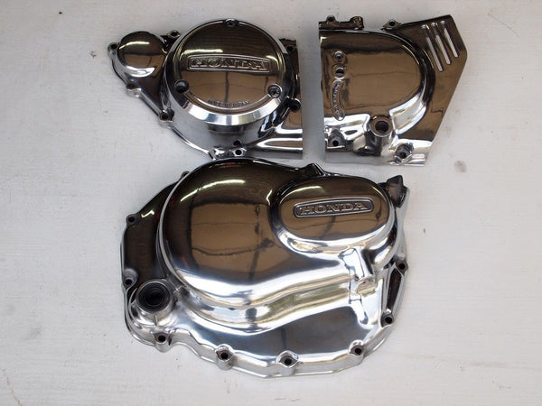 Honda CB360 CL360 Engine Side Covers Clutch Stator Sprocket Cover