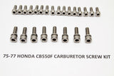 Honda CB550F Carburetor Stainless Steel Socket Cap Screw Kit