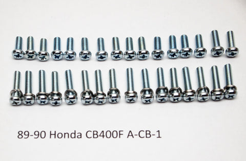 89-90 Honda CB400F Carburetor Screw Kit