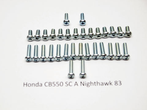 83 Honda CB550SC Nighthawk Carburetor Screw Kit