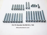  Honda XL250 K1 K2 Screw Kit