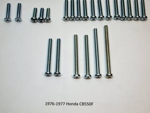 1976-1977 Honda CB550F Screw Kit