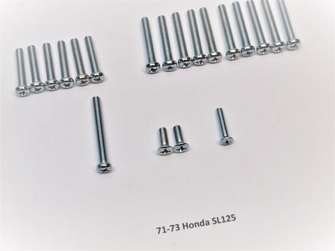 Honda SL125 Side Cover Screw Kit