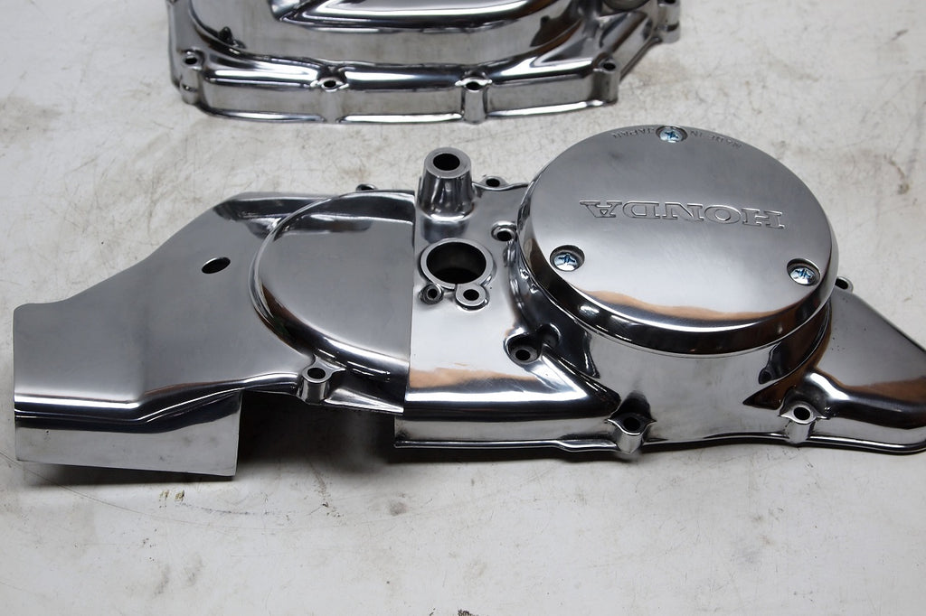 Honda CB175 CL175 Engine side covers Clutch stator sprocket cover POLI ...