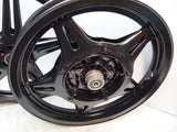 78 Honda CX500 Front and Rear Wheels Rims Powder Coated Semi Gloss Black