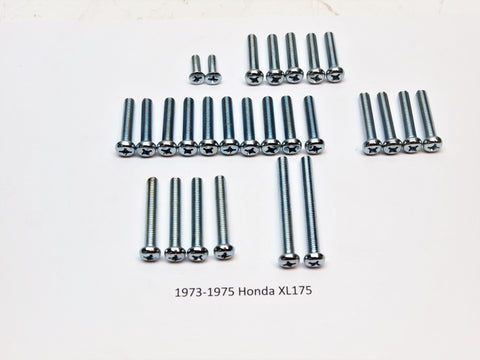 1973-1975 Honda XL175 JIS Screw Kit