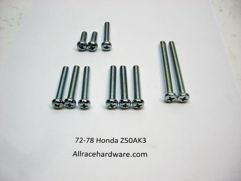 72-78 Honda Z50AK3 Screw Kit